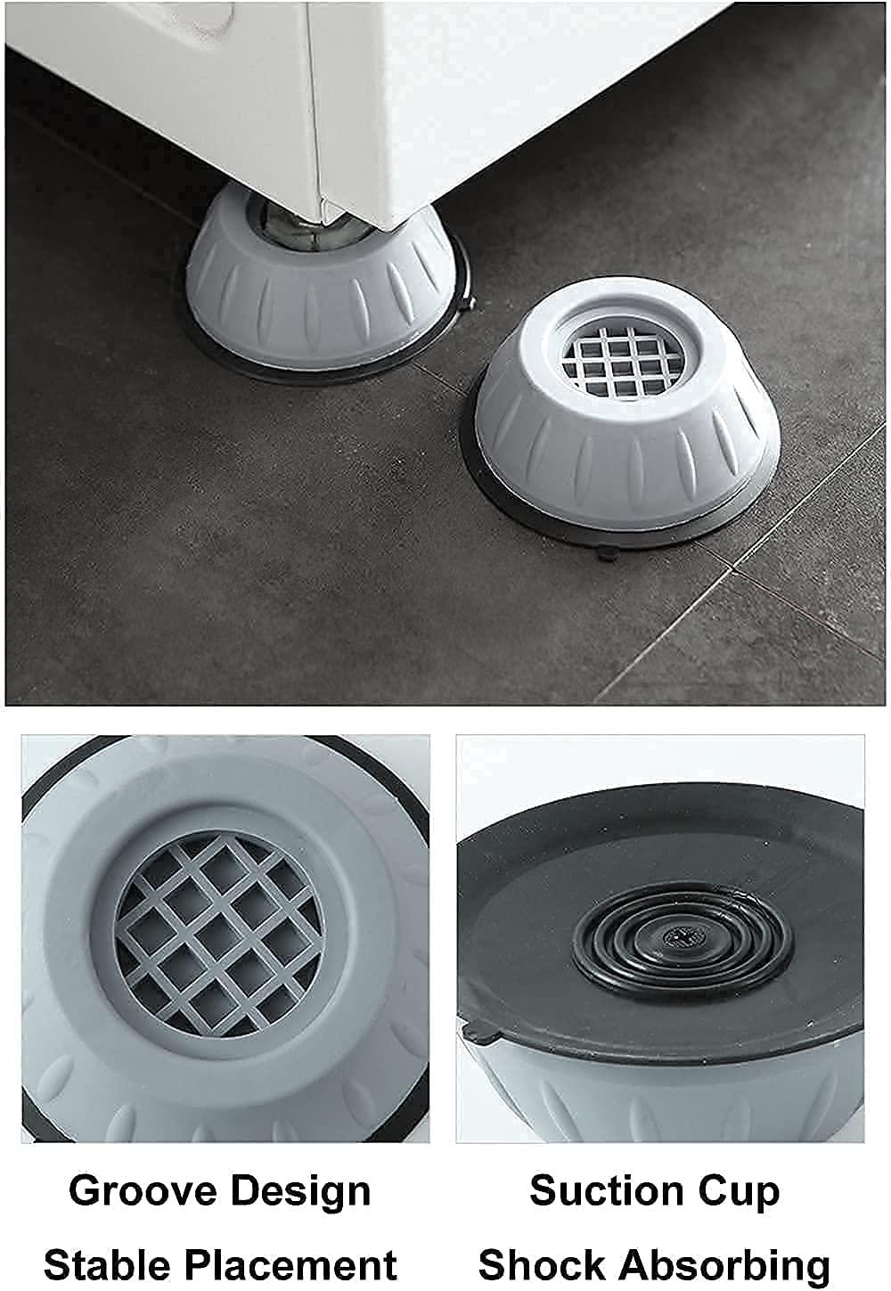 Universal Anti-Vibration Pads for Appliances & Furniture